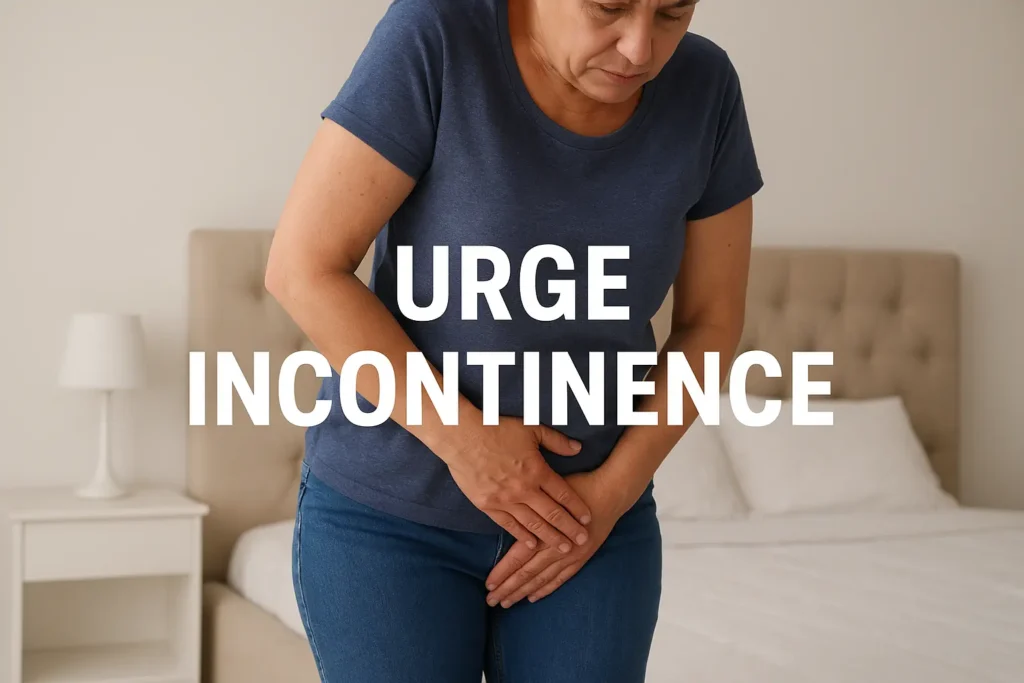 how to manage urge incontinence Brent Park symptoms