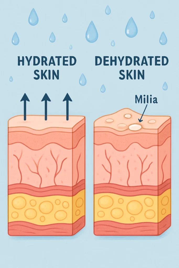 The importance of hydration and milia production Brent Park