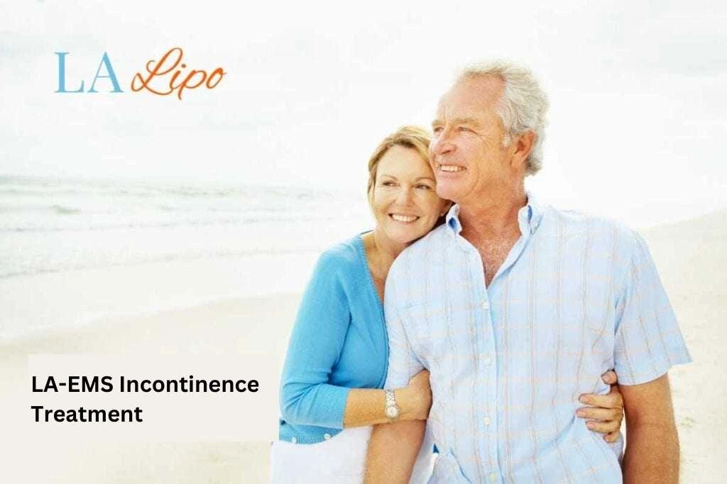 happy couple after treating stress incontinence Brent Park speak to our team today.