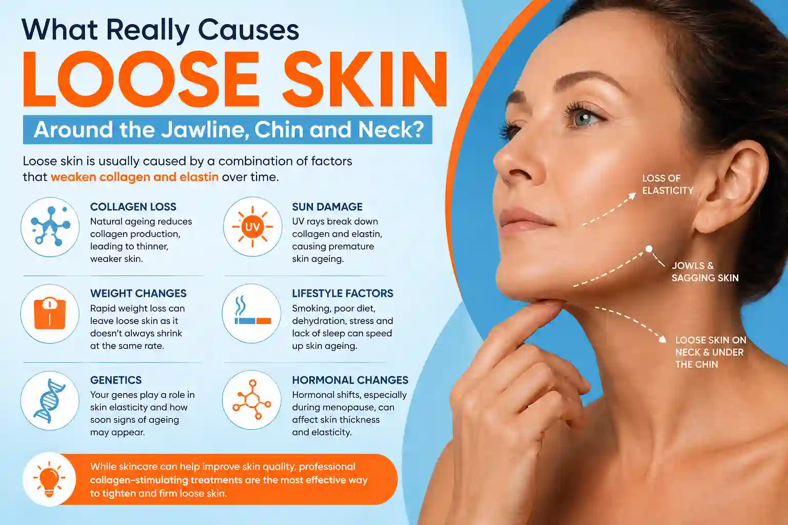 What Really Causes Loose Skin Around the Jawline, Chin and Neck Brent Park?
